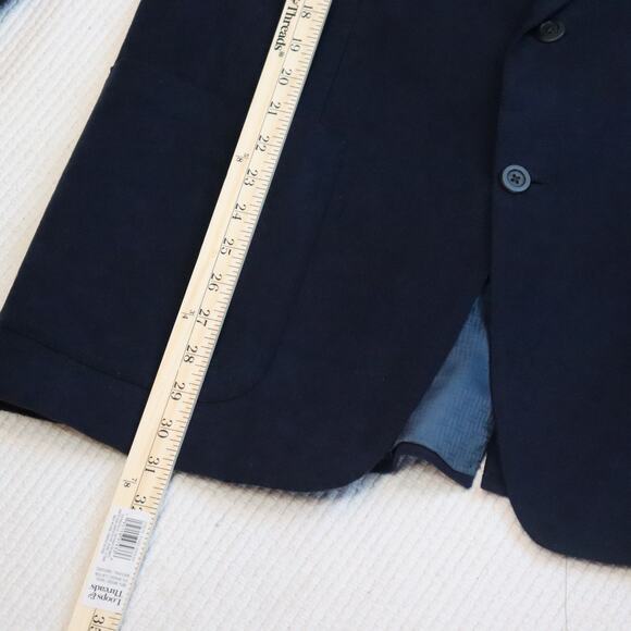 Vintage Halston Wool Blazer Tailored by Leopold Price & Rolle – Size 42 (Est.) - Picture 4 of 8